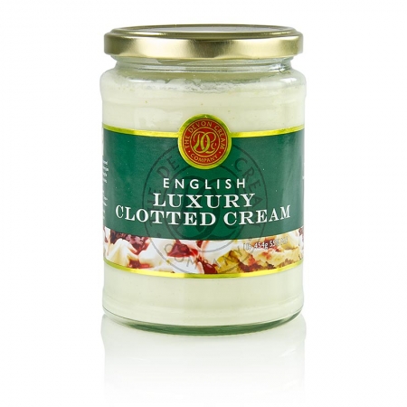 Englische Clotted Cream, feste Rahm-Creme, 55% Fett, 454g