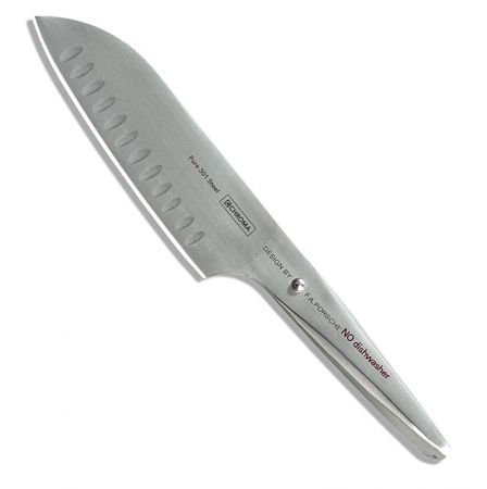 Preview: Chroma type 301 P-21 Santoku mit Kullenschliff, 18cm, 1 St