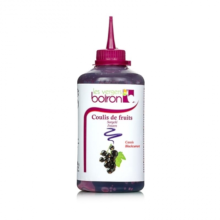 Coulis Cassis, Sauce, 20% Zucker, Squeeze Flasche, TK, 500g