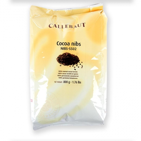 Kakao Grue, gehackte und geröstete Kakaobohnen, Callebaut, 800g