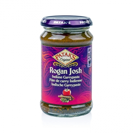 Curry Paste "Rogan Josh", mit Tomaten & Paprika, würzig, Patak´s, 283g