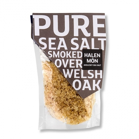 Halen Môn, geräucherte Meersalzflocken aus Wales, 100g