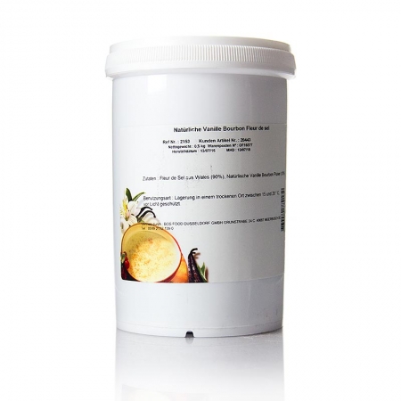 Fleur de Sel mit Bourbon-Vanille, 600g