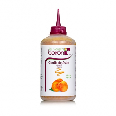Coulis Aprikose, Sauce, 20% Zucker, Squeeze Flasche, TK, 500g