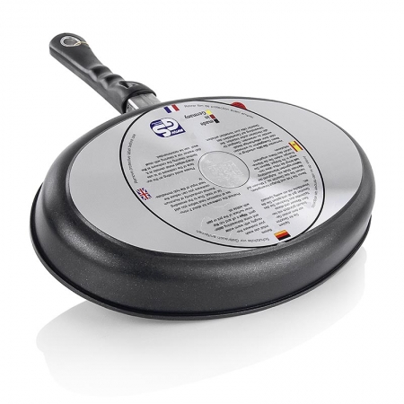 Preview: AMT Gastroguss, Grillpfanne, oval, mit BBQ-Rautenmuster 35x24cm, 1 St