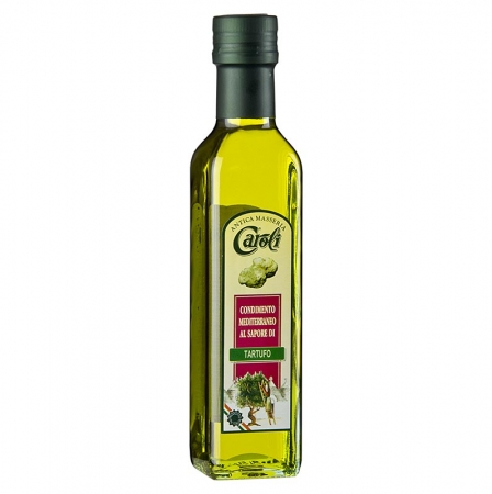 Caroli - Olivenöl Extra Vergine mit weißer Trüffel-Aroma, 250 ml
