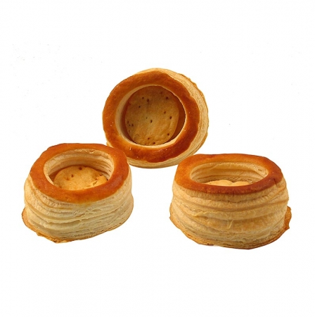 Blätterteig-Königin-Pasteten, ø 8,5cm, 2,88 kg, 72 St