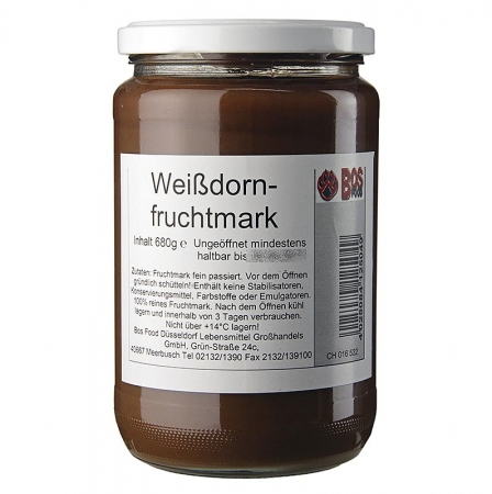 Weißdorn-Püree/Mark, fein passiert, 680g