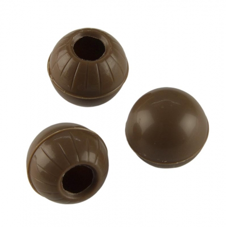 Trüffel-Hohlkugeln, Vollmilchschokolade, ø 25mm, Valrhona, 1,3 kg, 504 St