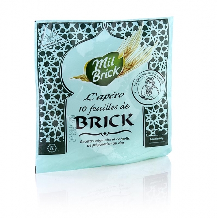 Brick-Teig, rund, ca. ø 27cm, hauchdünn, 170g, 10 Blatt