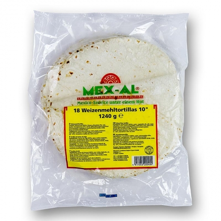 Preview: Weizen-Tortillas, ø 25cm, TK, 9,92 kg, 144 St