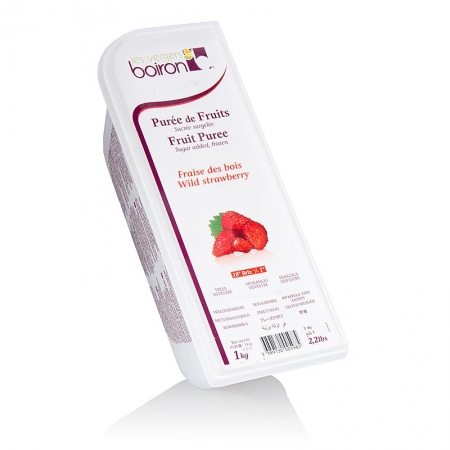 Püree-Walderdbeer, Fraises des Bois, Wald- und Kulturerdbeeren, TK, 1 kg