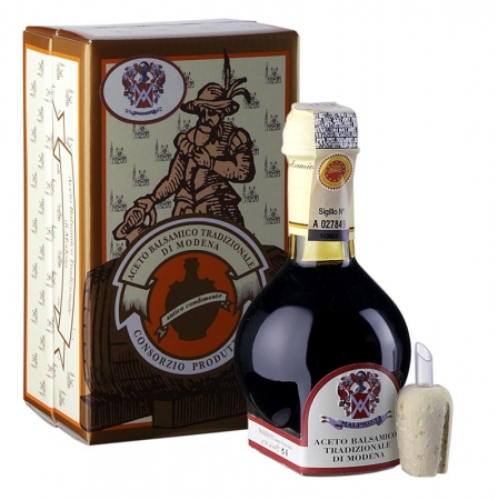 Aceto Balsamico Tradizionale DOP Affinato, 12 Jahre, Geschenkbox, Malpighi, 100 ml