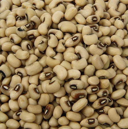 Bohnen, Black-Eye Beans - weiß mit schwarzen Augen, getrocknet, 500g