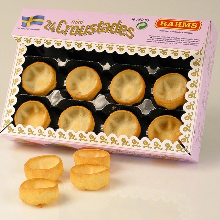 Mini-Croustaden, ø 3,8cm, Mürbeteig, 50g, 24 St