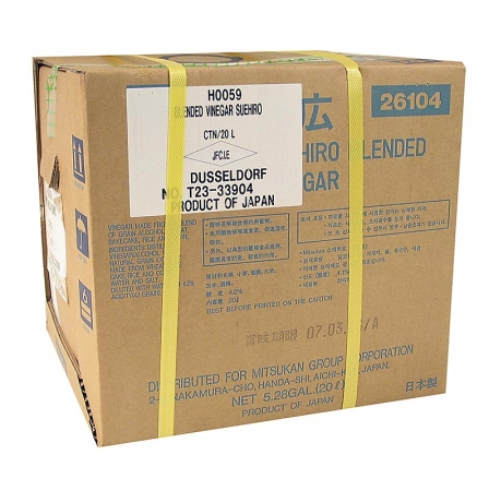 Sushi Reis-Weizenessig, Suehiro, mit Salz, Mitsukan, 20 l