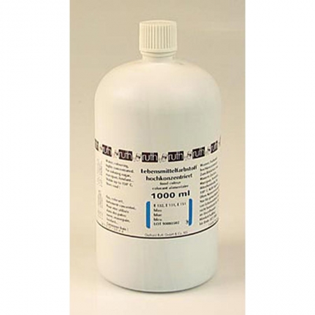 Lebensmittelfarbe, blau, flüssig, 9808, Ruth, 1 l