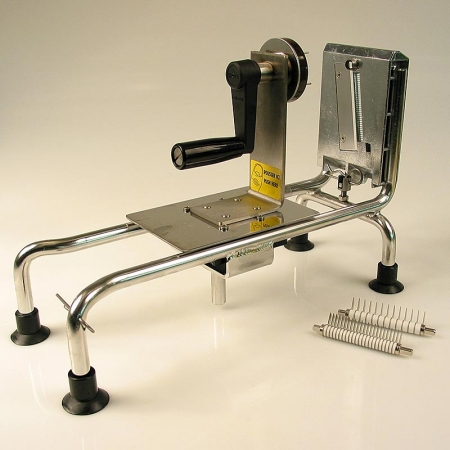 Gemüseschneidemaschine, mit 2mm, 3mm und 6mm Messerkämmen, Le Rouet, 4 tlg.