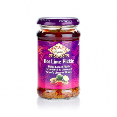 Limonen Pickle, hot/ scharf, von Patak´s, 283g