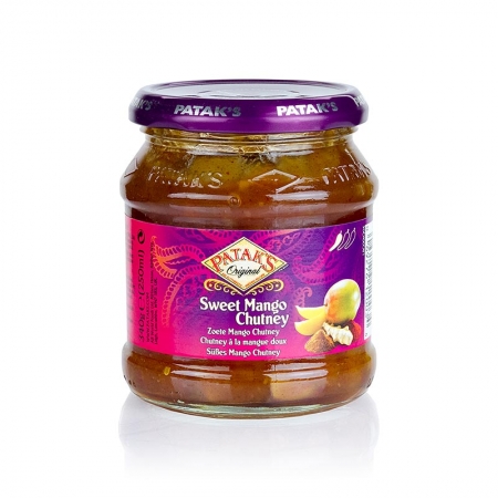 Mango Chutney Sweet, mild, von Patak´s, 340g