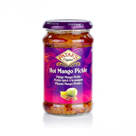 Mango Pickle, hot/ scharf, pastös, von Patak´s, 283g