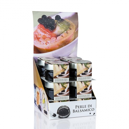 Würzkaviar "Balsamico Essig", Perlgrösse 3-5mm, Sphären, Terra del Tuono, 50g