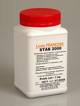 Stab 2000, Stabilisator für Eis & Schlagsahne, Louis Francois, 1 kg