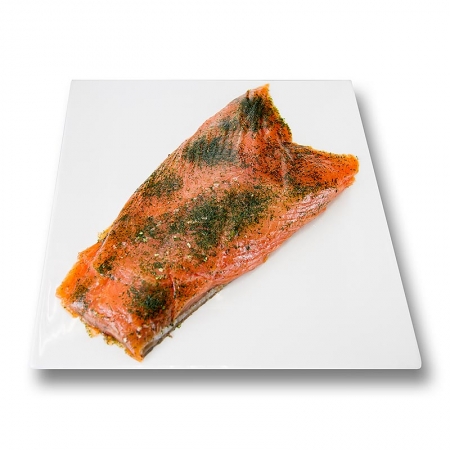 Norwegischer Graved Lachs, gebeizt, mit Dill, halbe Seite, ca.500g