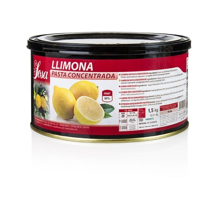 Sosa Zitronen Paste, 1,5kg (44600019), 1,5 kg