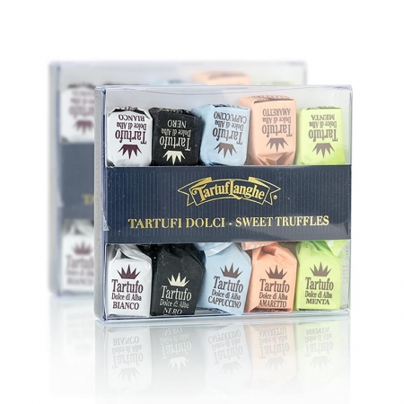 Mini Trüffel Pralinen, 5 Sorten á 4 Stück, 140g, 20 x 7g