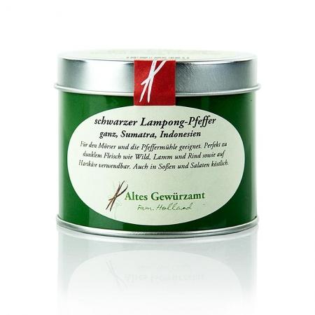 Preview: Lampong Pfeffer, schwarz, aus Indonesien, 100g, Altes Gewürzamt, 90g