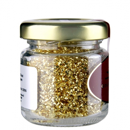 Preview: Gold - Filament Blattgoldfäden, fein, 22 Karat, E175, 0,3g