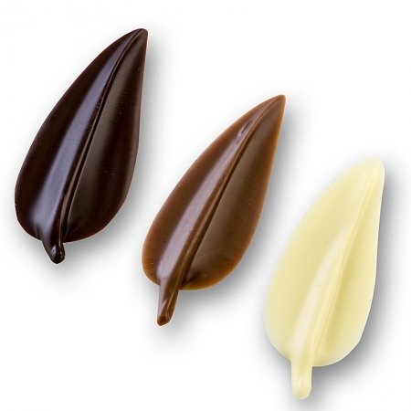 Deko-Aufleger "Elegance" Mischung- Blattform, 64 Vollm., 48 Zartb., 48 Weiß, 205g, 160 St