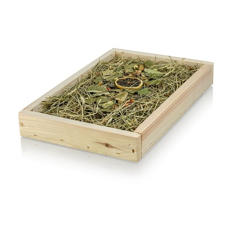 Preview: Grill BBQ - Garschale mit Heu und Kräutern, für Fisch, 30x20x4cm, 1 St
