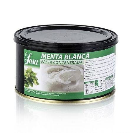 Paste - Minz, weiß, aromatisiert, 1,5 kg