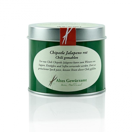 Chili Chipotle Jalapeno, rot, gemahlen, Altes Gewürzamt, 80g