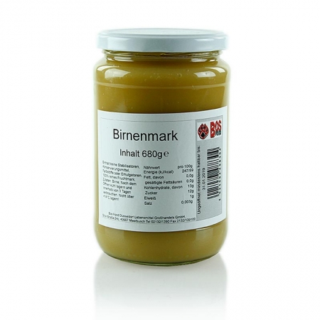 Birnen Püree/Mark, fein passiert, 680g