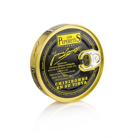 Baby Tintenfisch in Tinte, Chipirones en su Tinta Jelo, Los Peperetes, 120g