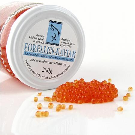 Forellen-Kaviar, gold-orange, 200g
