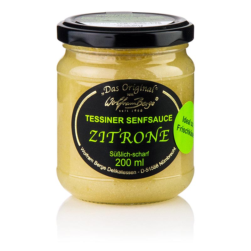 ESCA Nahrungsmittel - Original Tessiner Zitronen-Senf-Sauce, 200 ml