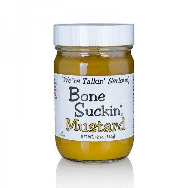 Bone Suckin´ Mustard Regular (mild), BBQ Senf, Ford´s Food, 354 ml
