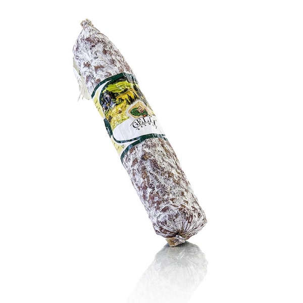 Trüffel-Salami, ca. 23cm, ø 4cm, mit Sommertrüffel, Gelli Salumi, ca.500g