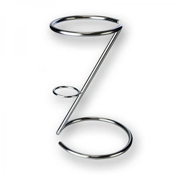 Edelstahl Ständer für Pommes bzw. Fish & Chips Tüten, ca. 20cm, 1 St