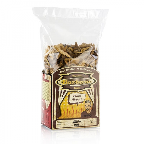 Grill BBQ - Räucherchips aus Pflaumenholz (Plum), 1 St