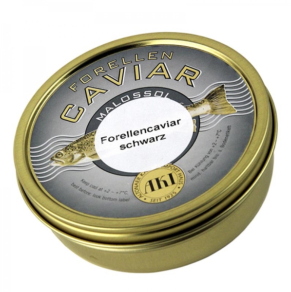 Forellen-Kaviar, schwarz, 200g