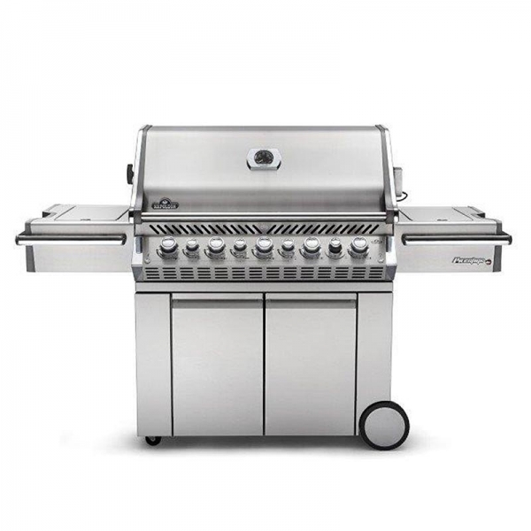 Gasgrill Prestige PRO 665, Edelstahl, 2 Infrarot + 5 normale Brenner, 1 St