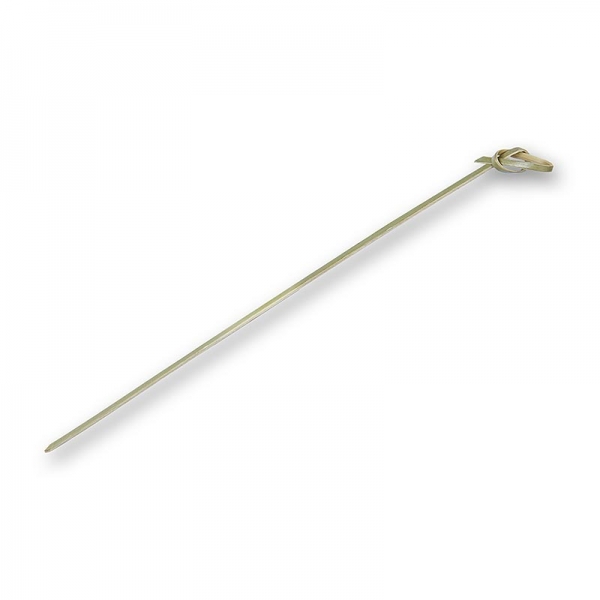Bambus-Spieße, mit Knotenende, grün, 18cm, 100 St
