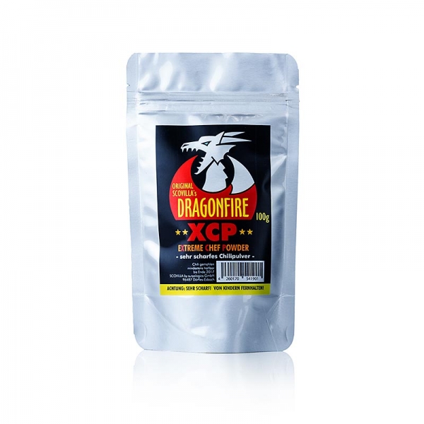 Scovilla Dragonfire XCP Chili Pulver 100g, 80.000 Scoville, 100g