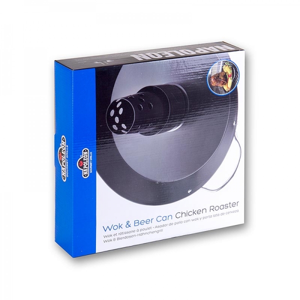 Grillzubehör - Wok Korb, Ø 31cm, Stahl emailliert, 1 St