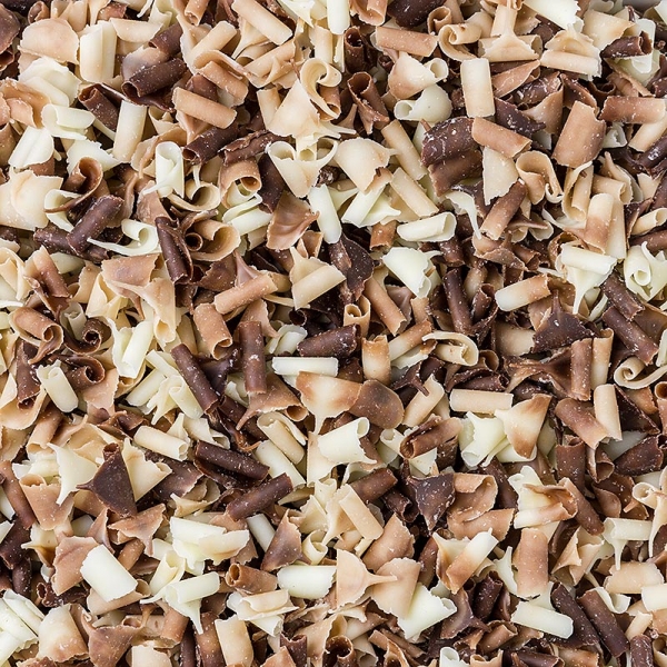 Blüte Duo, weiße und Vollmilch-Schokolade, 2,5 kg